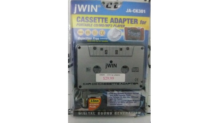 JWIN JA-CK301 adapteur cassette cd